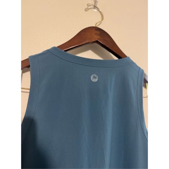 Marmot Elda Dress Dusty Teal Blue Women's Large Outdoors Hiking Althetic UPF 30 - Picture 9 of 13